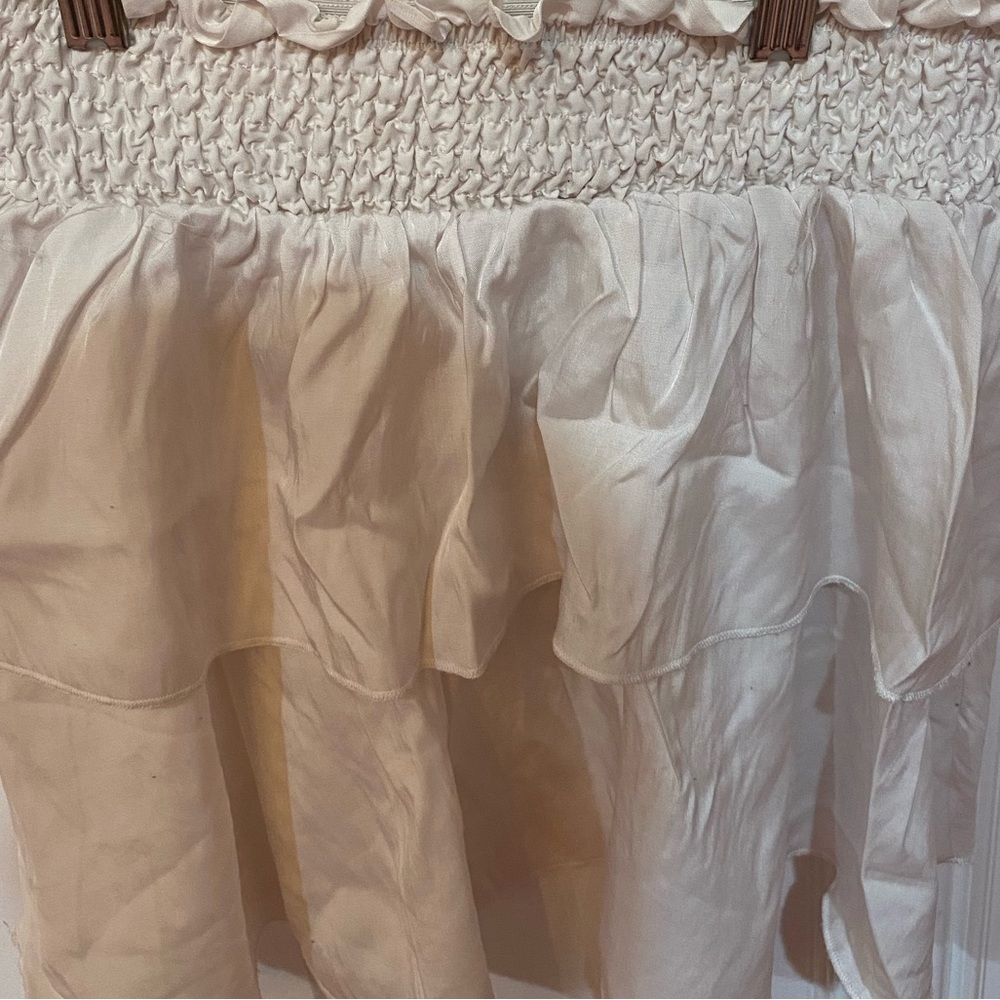 White Ruffle Skirt